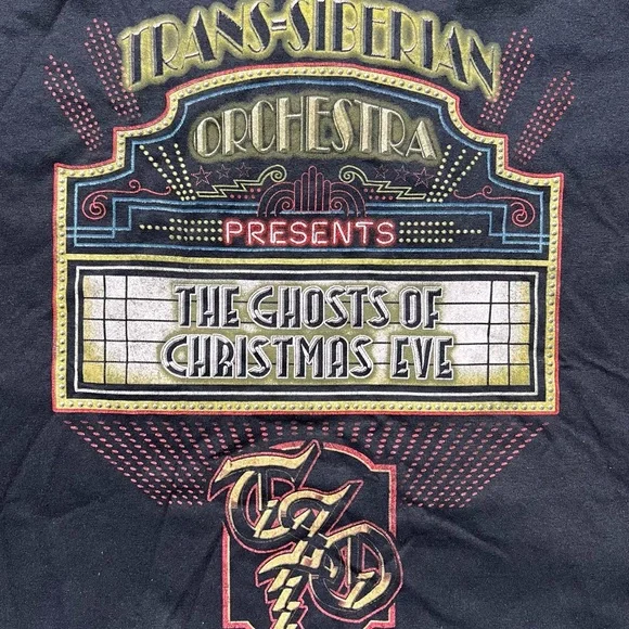 NWOT Gildan Trans-Siberian Orchestra Ghosts of Christmas Eve Graphic T-Shirt 2XL - Picture 3 of 7